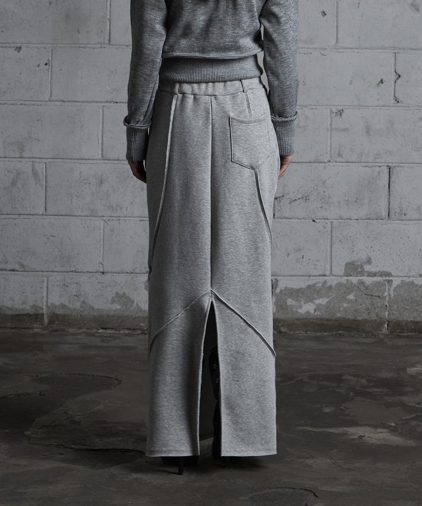 Archive Elin Long Skirt (Melange Gray)