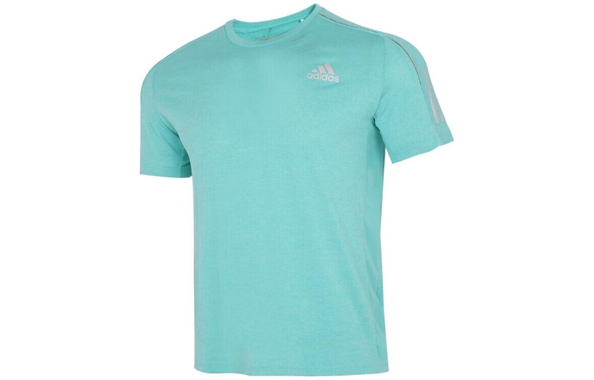 

Adidas T Shirts Men s Green Crew Neck Moderate Straight Fit GM1600 M