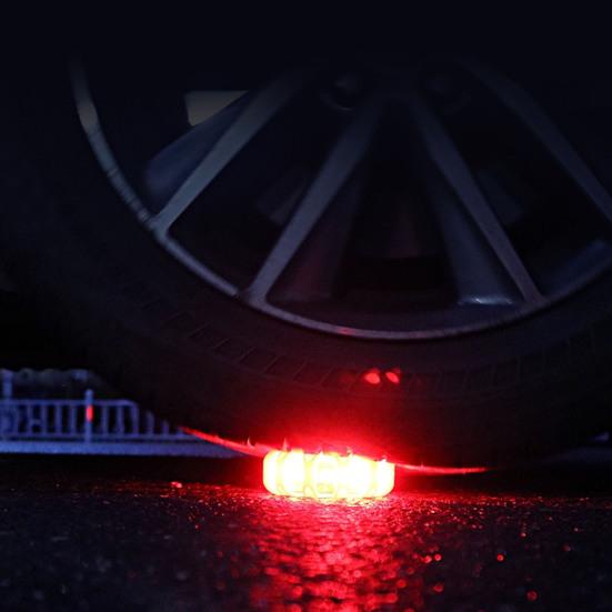 2 stk LED-varsellys Nødsikkerhetslampe Kompakt størrelse Høy lysstyrke Vanntett Mye brukt signallys med krok