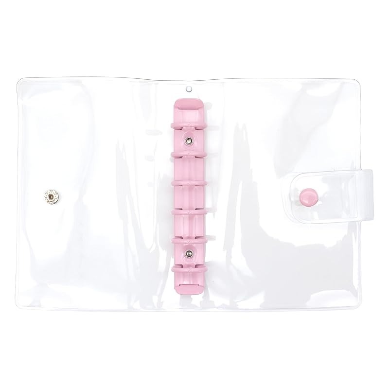 Kamio Japan Clear Sticker Binder, Pink, 231161