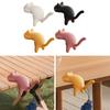 Cat Hook for Desk Edge Handbag Hanger Multipurpose Practical Self Sticky Table Meeting Room
