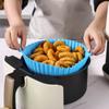 Cake Mold Reusable Air Fryer Silicone Liners Non-Stick 20cm Air Fryer Basket Round Microwave Pads Kitchen