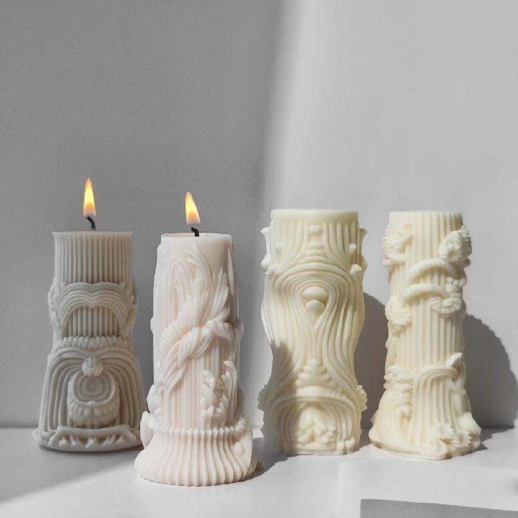 Kerzenformen Zylinderförmige Bastelform zur Herstellung von künstlerisch geschwungenen Kerzen