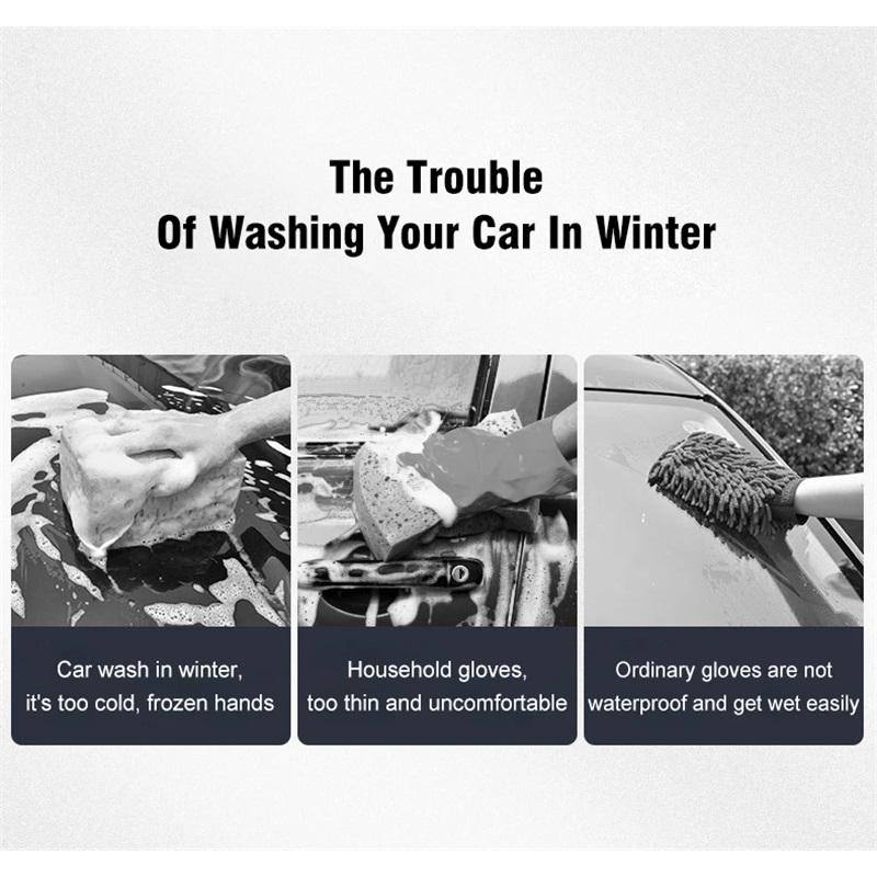 Autowaschbürste, Auto-Reinigungsbürste, Teleskop-Mopp mit langem Griff, weiches Haar, Chenille-Besen, universelle Fensterwäsche, Autozubehör