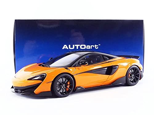 AUTOart 1/18 Scale McLaren 600LT Orange/Carbon Roof Finished Product 76084
