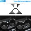 For BMW 1 Series F40 2 Series F44 2020-2024 Carbon Fiber Central Control Water Cup Holder Panel Cover Car Accessories Sticker