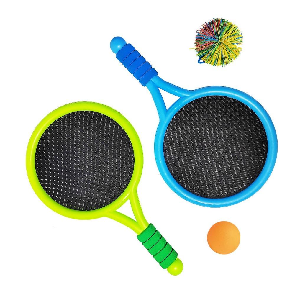 

Anti-slip Plastic Rackets with Ball Comfortable Handle Badminton Children’s Toys Adults Style 1