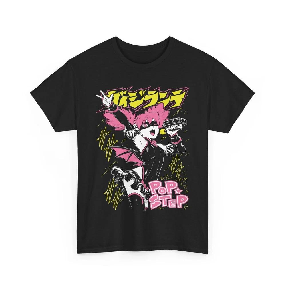 Anime Pop Step Anime Summer Vibe Cute Black T Shirt S