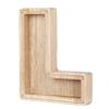 18cm Twenty-six Letter Piggy Bank Wooden Coin Money Saving Box Jar Coins Storage Box Desktop Ornament Home Decor Craft Xmas Gift