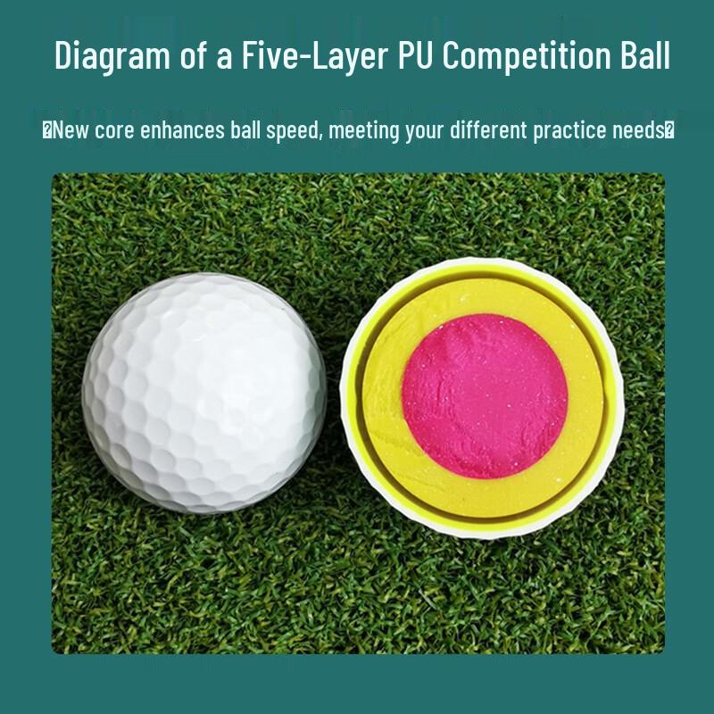 Landa 5-Layer PU Golf Balls (5-Pack)
