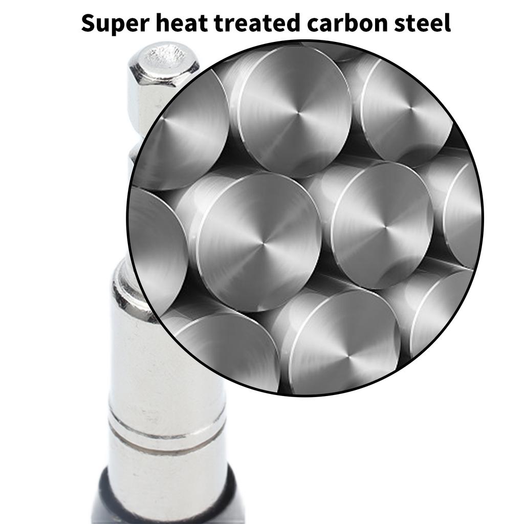 Quick Relse Bit Holder Self Locking Screwdriver Extension Rod 1/4in Hex Shank