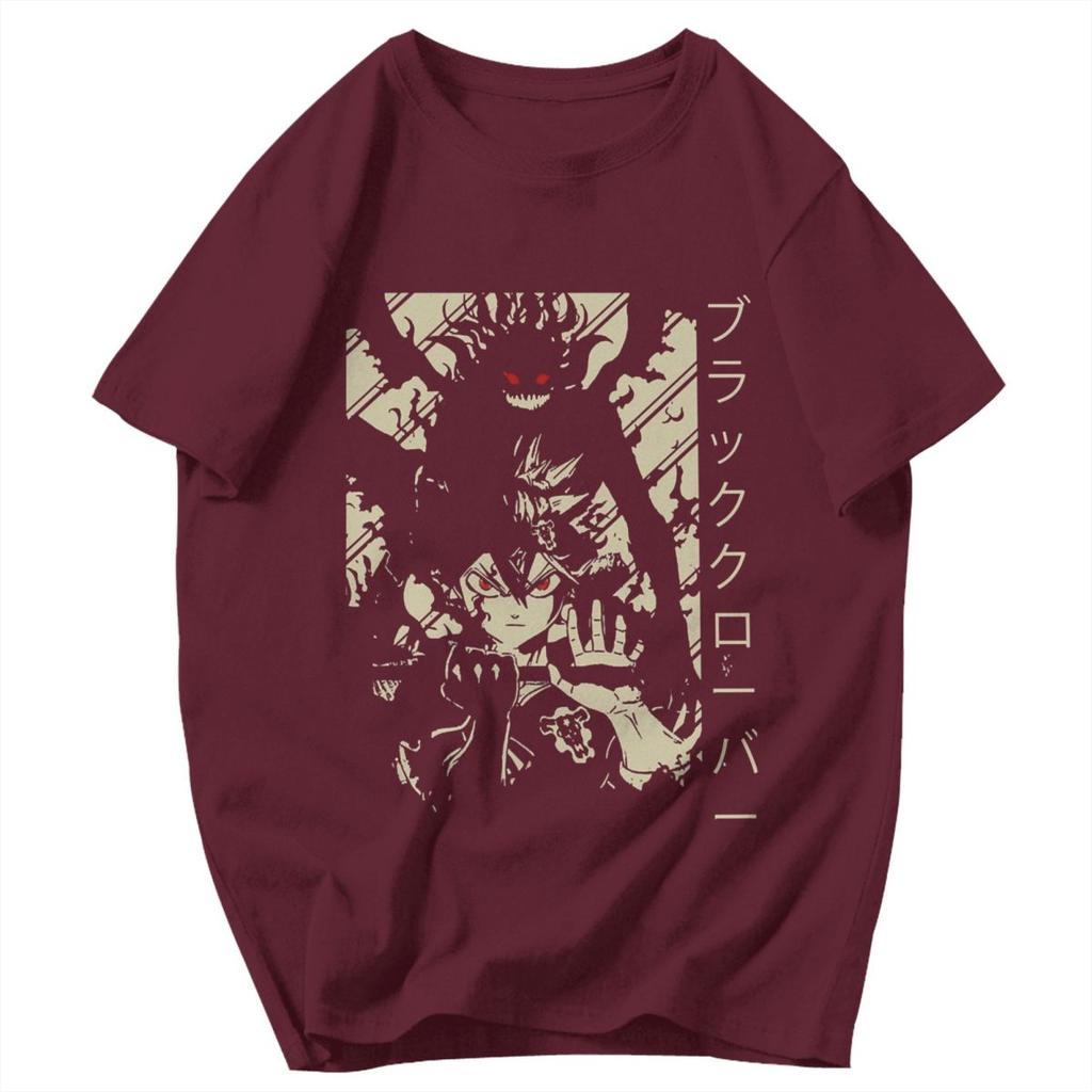 Men T Shirt Asta Black Clover Anime Manga Gifts Y2K Graphic Quality Unisex Tops T Shirts