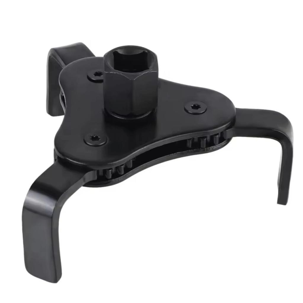 Universal Three-Jaw Oil Filter Wrench Adjustable 55-115mm Car Repair And Maintenance Three-Claw Oil Filter Removal Tool