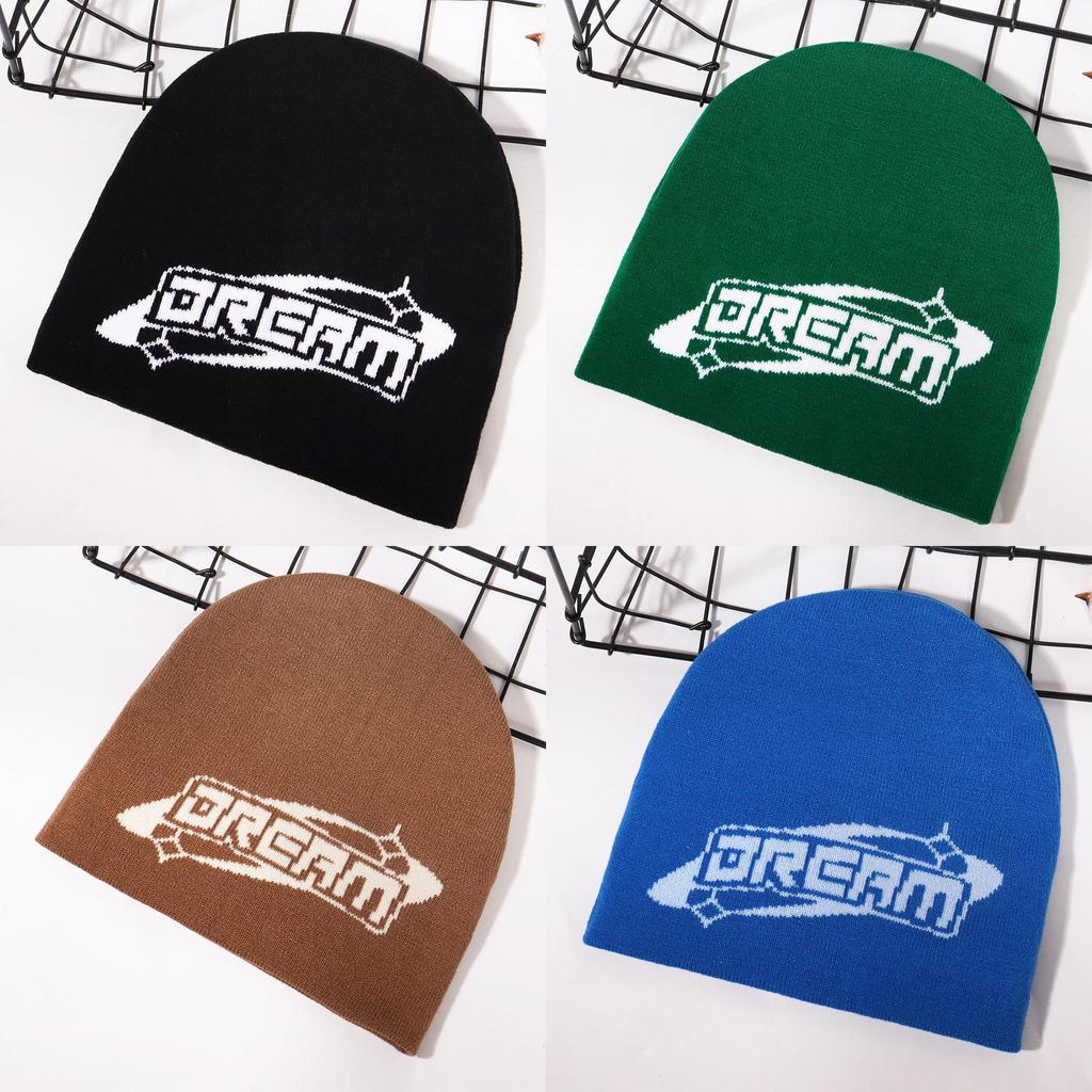 Knitted Letter Orerm Hat With Alphabet Letters For Fall Fashion And Cap Warmth