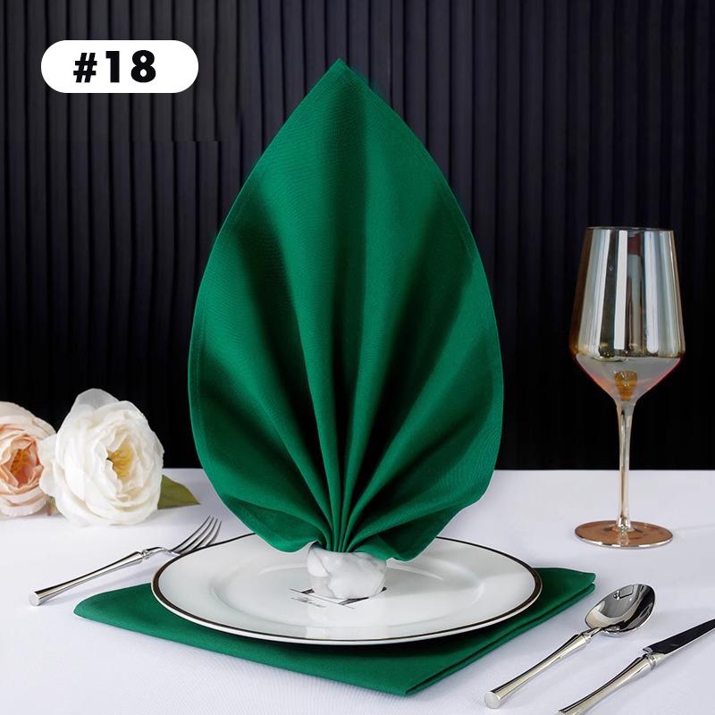 Cotton Western Table Napkins Reusable Placemat for Kitchen Wedding Decoration Hotel Special Absorbent No Lint Cup Wiping Cloth