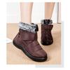 Warm Women's Snow Boots with Velcro Closure Waterproof Oversized Women's Boots Casual Women's Footwear