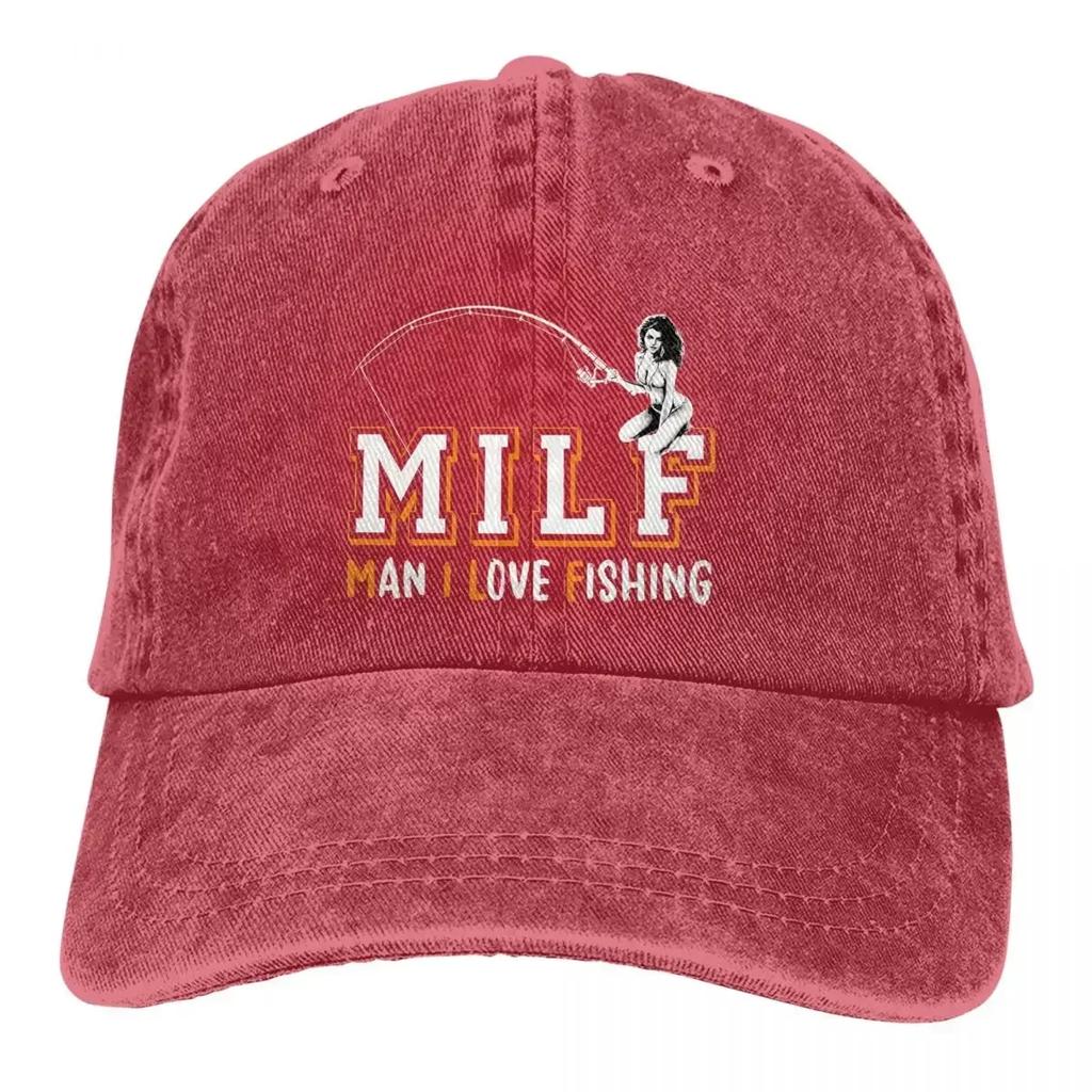Fishing Multicolor Hat Peaked Men Women's Cowboy Cap Funny Fishing Baseball Caps Personalized Visor Protect Hats