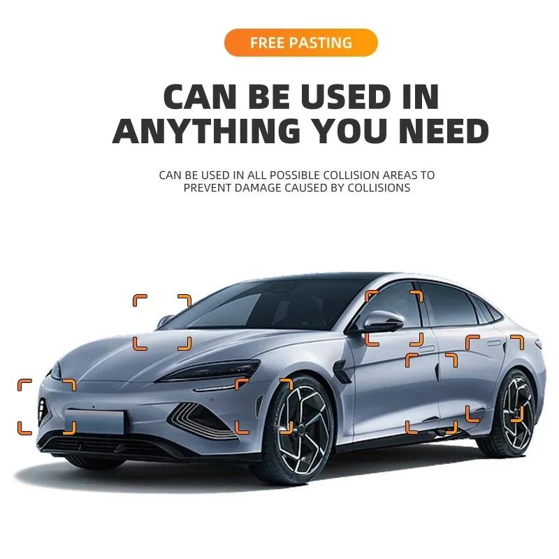 Car Styling Car Door Anti-Collision Strip Protector Sticker Edge Protective Sticker For Volkswagen VW R Line MK4 MK5 MK6 MK7 MK8