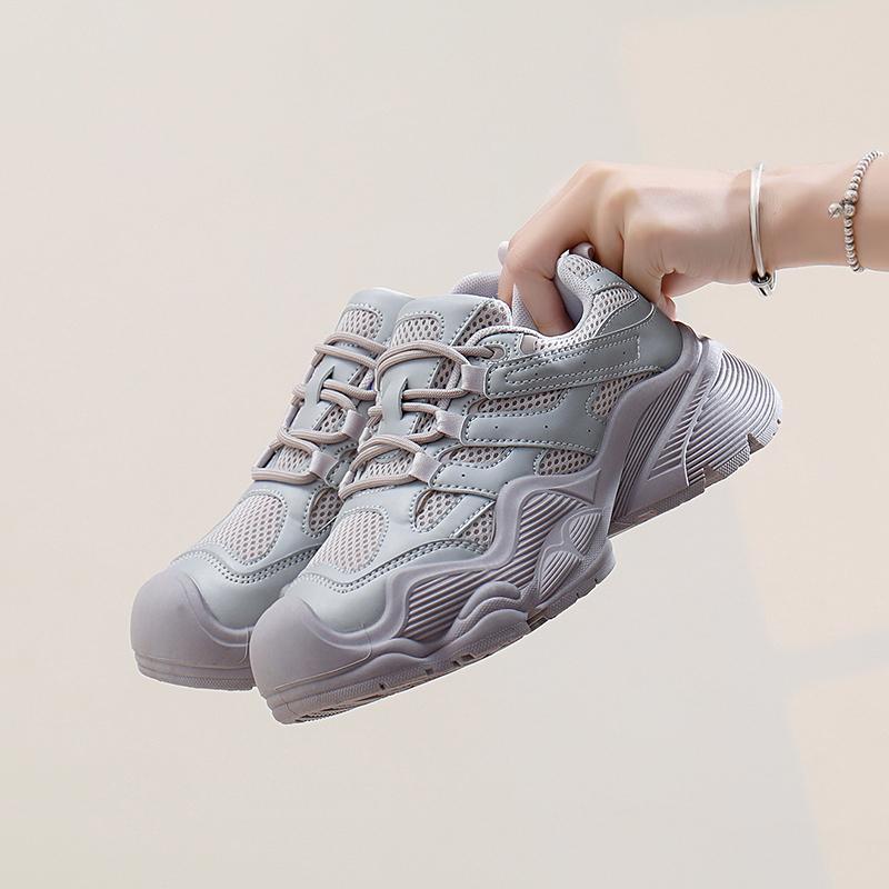 Kadın Platformu Yürüyüş Yürüyüş Ayakkabısı Öğrenciler Kız Açık Spor Koşu Ayakkabıları Seyahat Rahat Ayakkabılar