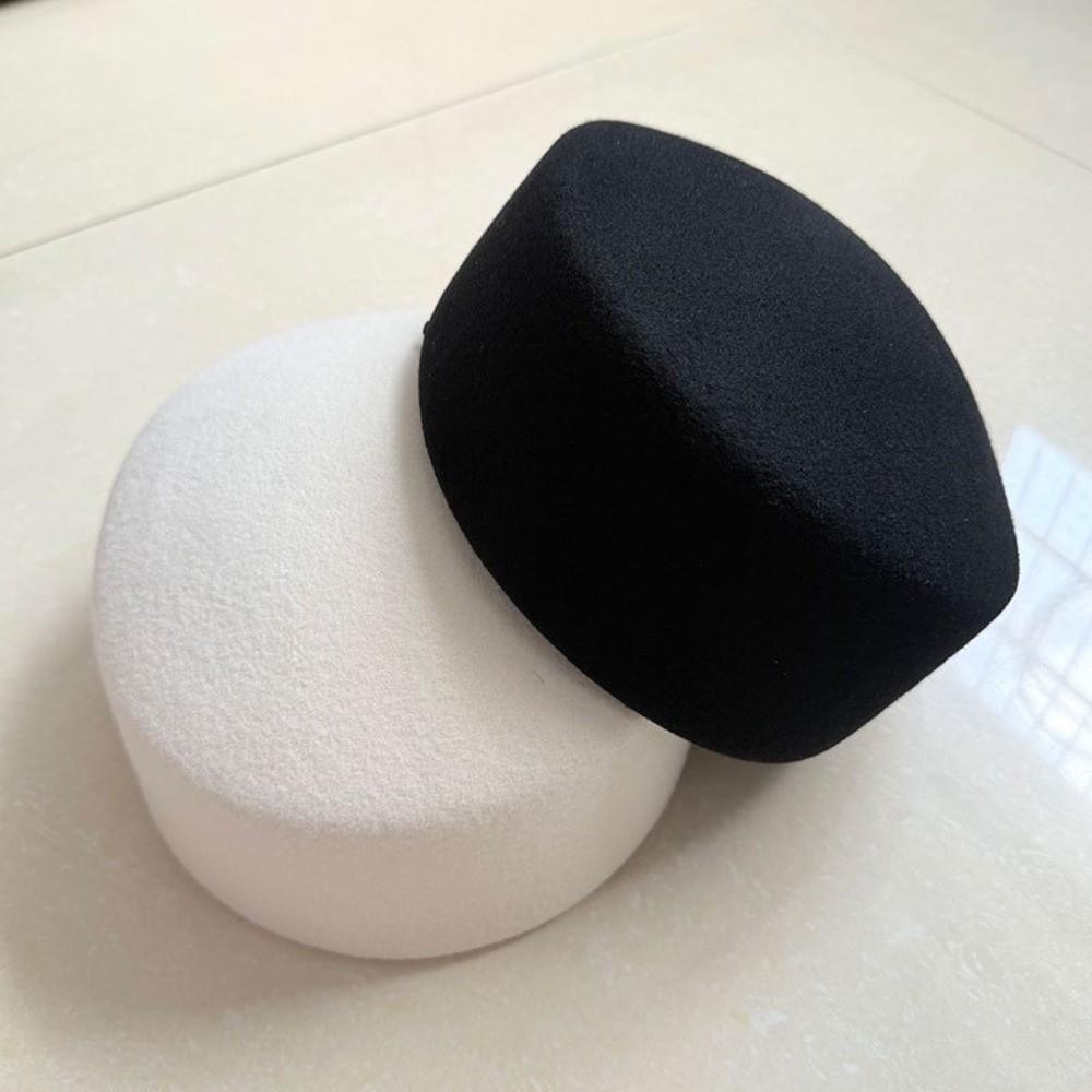 כובעי פדורה שטוחים קשיחים כובעי ברט אלגנטיים כובע קופסא אופנתי חורף