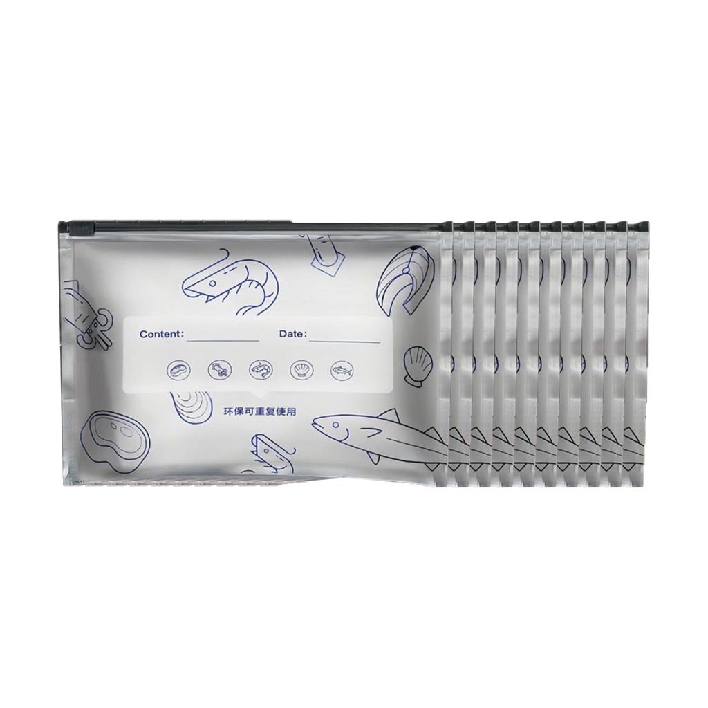 10/30 Stück Aluminiumfolien-versiegelbare Aufbewahrungsbeutel mit Etikett und Reißverschluss Vakuum-Reißverschlussbeutel Standboden-Folien-versiegelbare Beutel für Lebensmittel