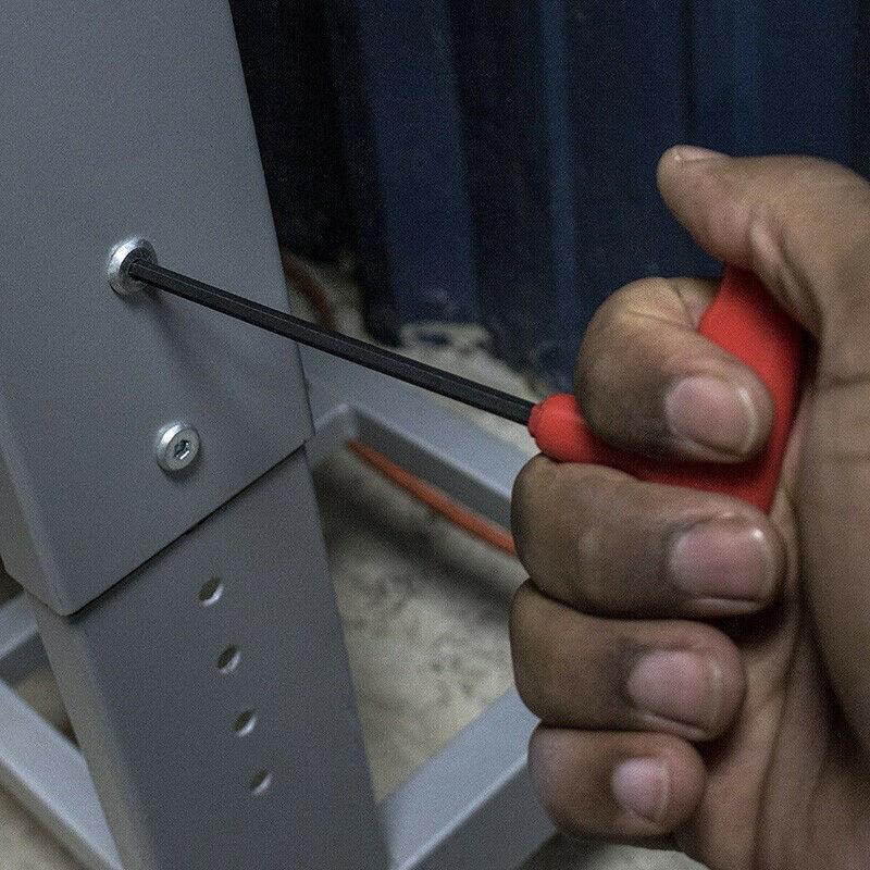 10pcs/Set T-Handle Hex Key Wrench Set Metric Or Imperial Sizes With Convenient Storage Stand Multifunctional Hand Tools Set