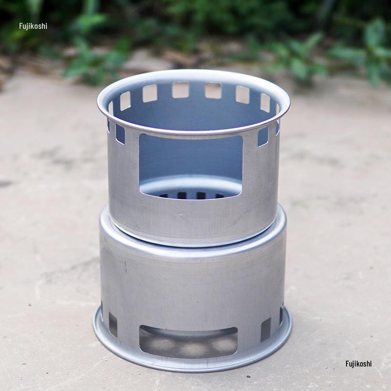 Portable Folding Wood Stove for Outdoor Cooking and Camping