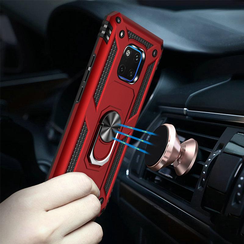Mate30 Pro 5G Case for Huawei Mate 20 Pro Case Luxury Metal Ring Car Phone Holder Funda Huawei Mate 20 X Case 20X Mate20 X Cover