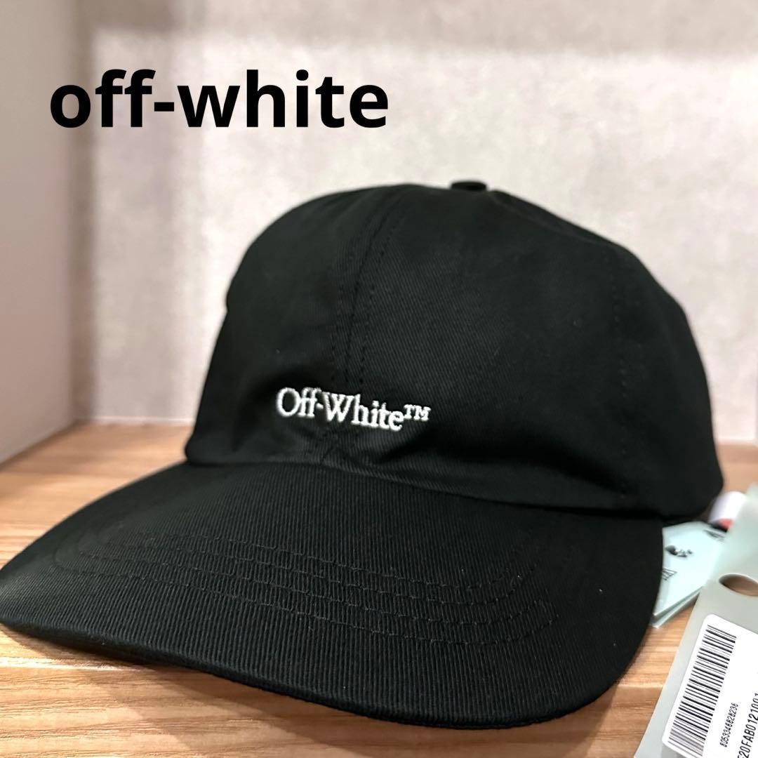 Used New, unused, off-white cap, hat, black, unisex
