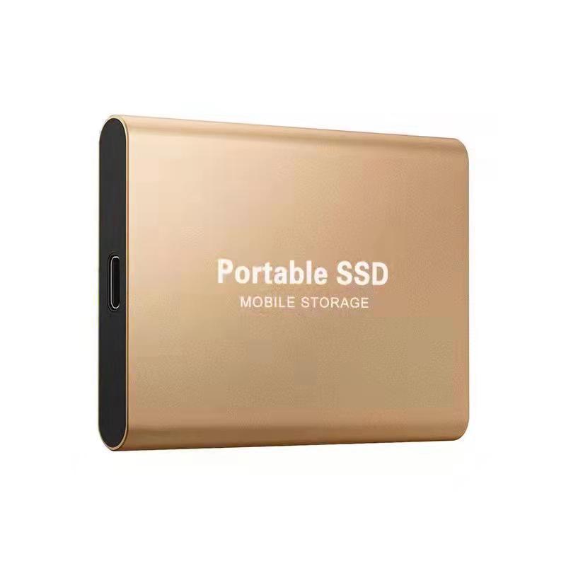 Ultra-Thin Metal SSD Mobile Hard Drive: High-Speed Transmission (128TB, 16TB, 8TB, 4TB, 2TB, 1TB)