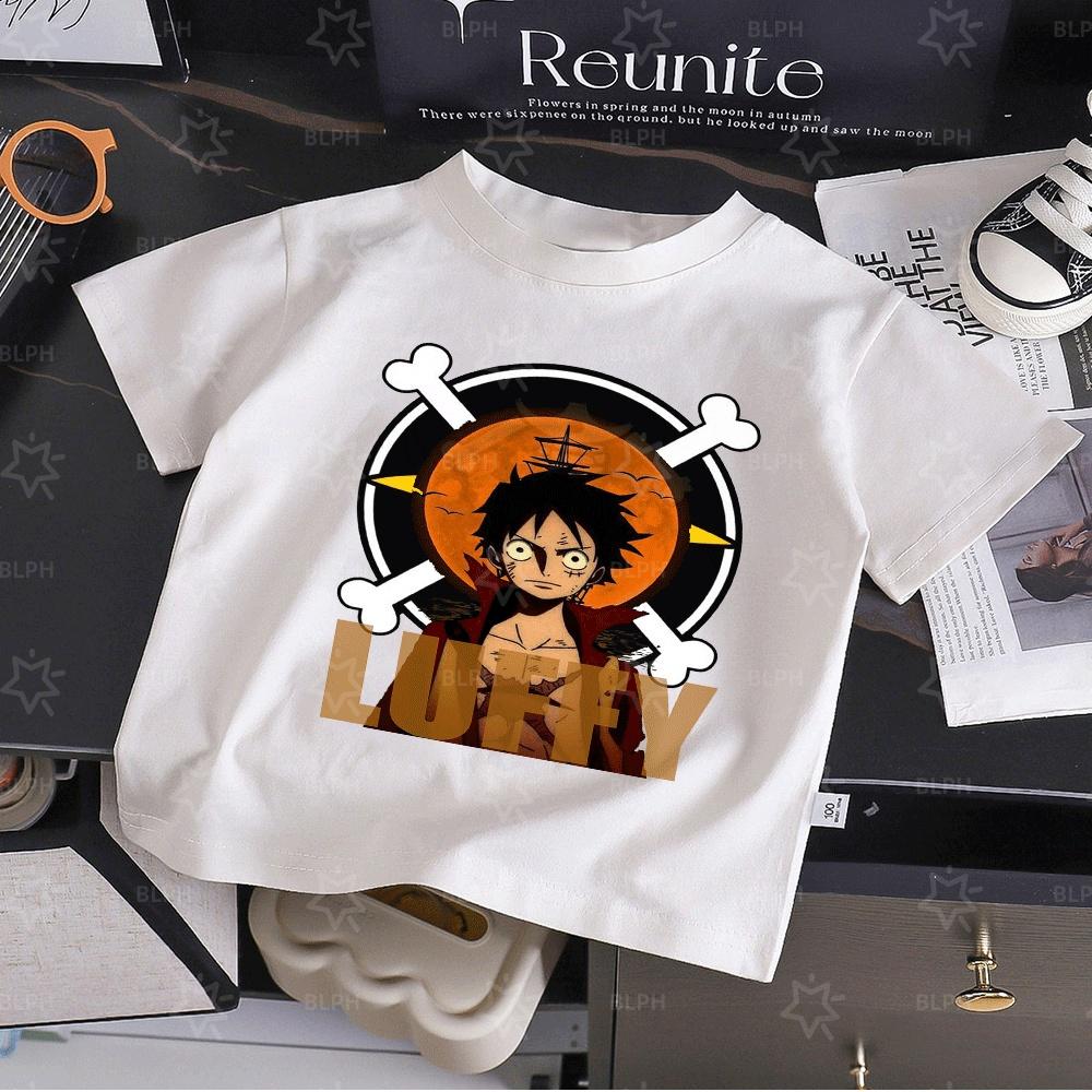 Printed Kids TShirt Cool Anime Character Design for Boys and Girls Comfortable Cotton Tee for Daily Wear and
