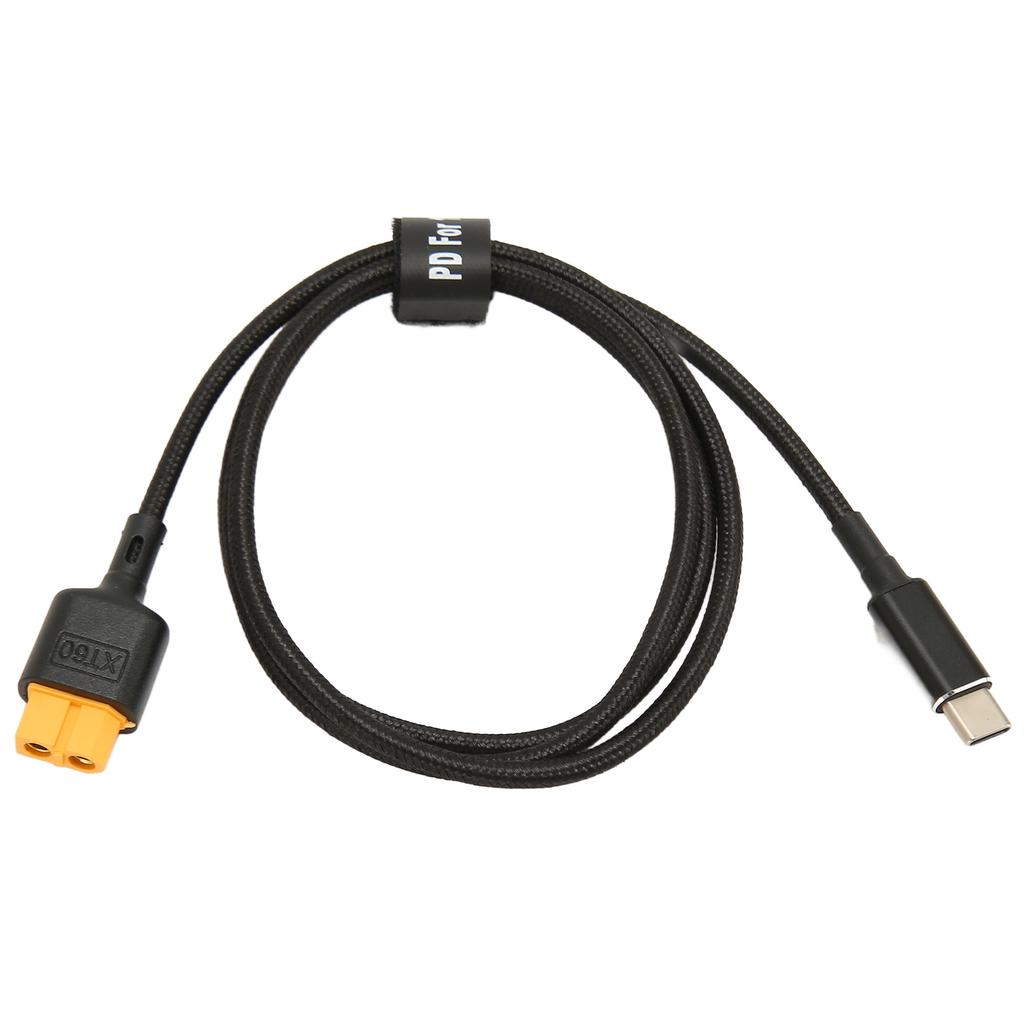 Type C To XT60 Charging Cable PD 100W Charging USB C To XT60 Female Charger Cord for Tool Kitrc M7
