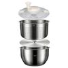 Secador de Salada de Metal Premium 304 Durável Para vegetais E Frutas Pequenas Com Construção Que Economiza Espaço