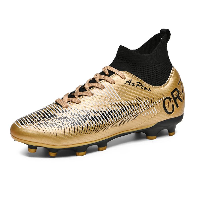 Mens Soccer Shoes  New Professional Competition Training Football Shoes FG Long Nails Anti Slip Adult Football Boots for Men