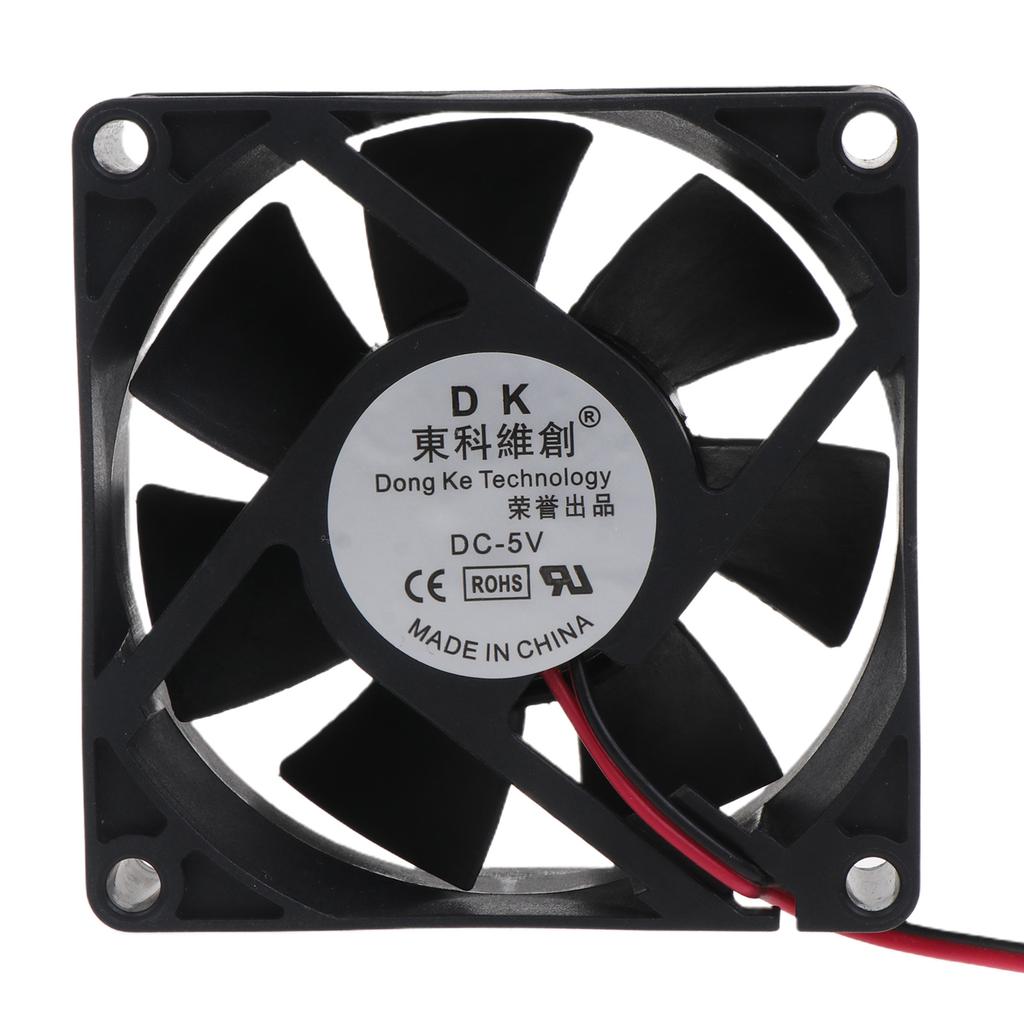 for DC Brushless Fan 70MM Cooling Fan 7025 XH2.54 2Pin PC Server CPU Cooler Radiator 70x70x25mm Oil Bearing 2200R