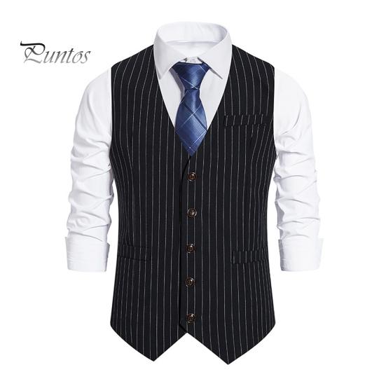 

Мужской костюм, жилет с v-образным вырезом, без рукавов, в полоску, с принтом, деловой жилет, пальто, однобортный карман, деловой костюм, жилет M