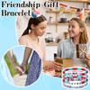 Soft Ceramic Bracelet Set  Soft Ceramic Elastic Bracelet THING Letter Women's Friendship Bracelet Pinch Music
