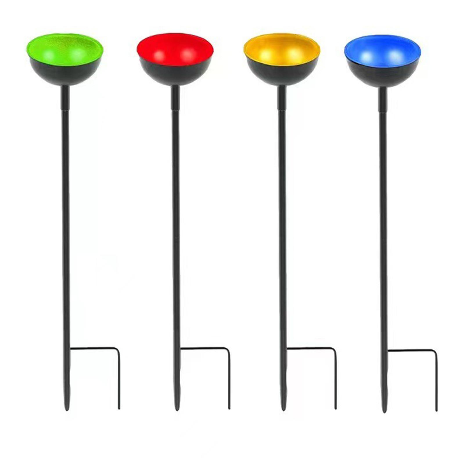 4PCS/SET Bird Bath For Outdoor Decorative Birdbath For Garden Courtyard Decoration Bird Feeding And Water Bathing Basin