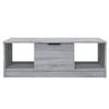 VidaXL Table basse Sonoma gris 102x50x36 cm Bois d'ingénierie 817079