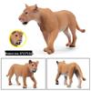 Lion Pride Simulation: Male & Female African Lion Figurines - Plastic Wild Animal Action Models