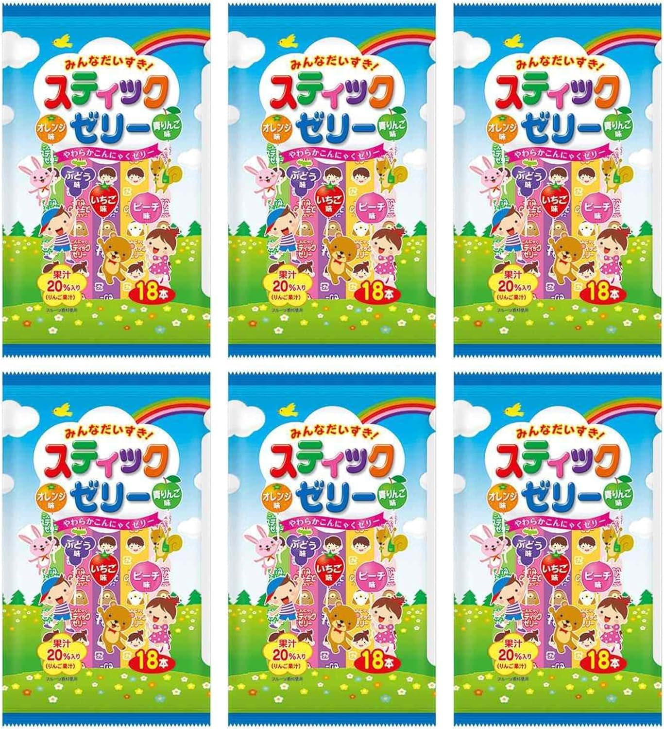 

Все любят Stick Jelly It! (18 палочек, упаковка 6 штук)