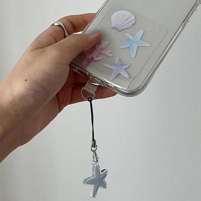 Blue Starfish Phone Strap