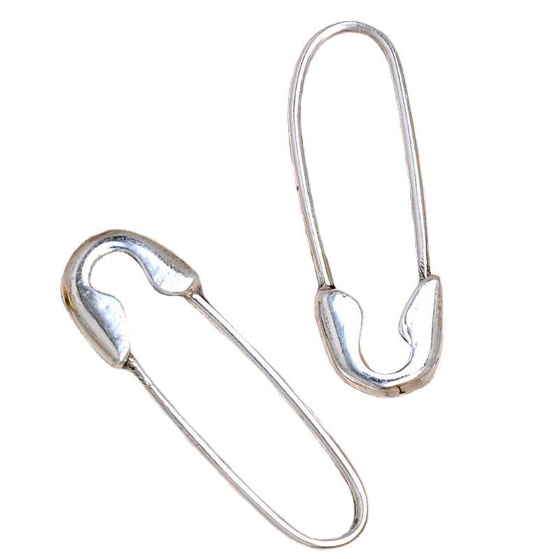 Huajie Trendy Korean Paper Clip Earrings – Stylish and Creative Design