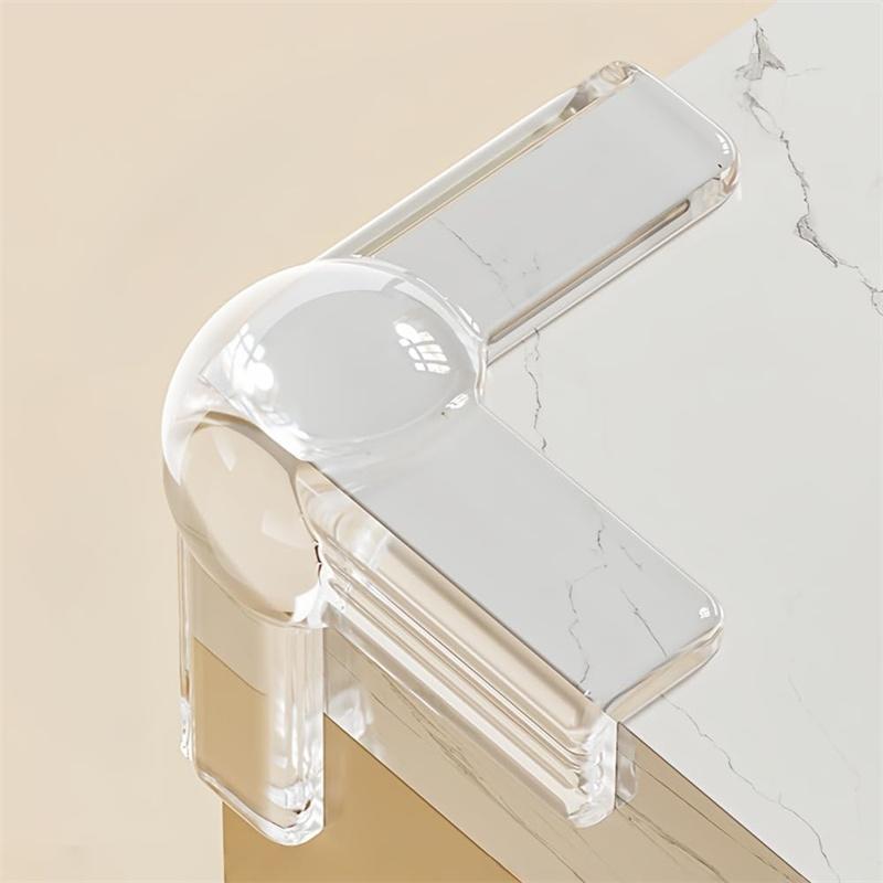 4 ks Průhledné chrániče rohů stolu Proti nárazu Zabezpečení pro děti Rohové nárazníky nábytku Odolné rohové nálepky