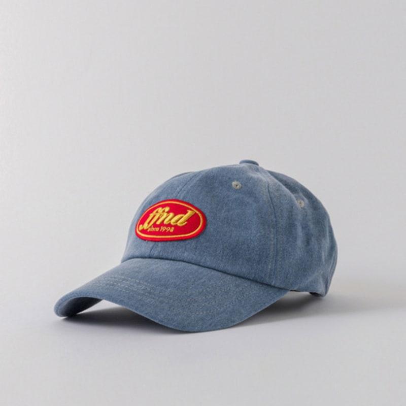 

human & cat FFOUND VINTAGE WAPPEN BALL CAP / BLUE BLUE