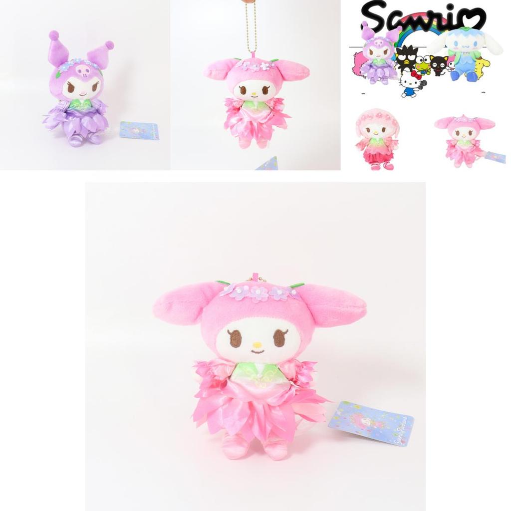 Kuromi Fairy Plush Bag Charm With Extra Soft Short Plush And Pp Cotton Filling**