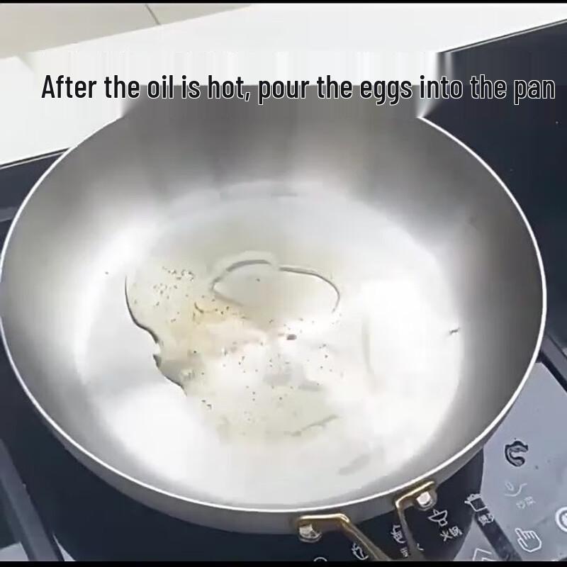 ZISIZ 3-Ply Steel Non-Stick Frying Pan