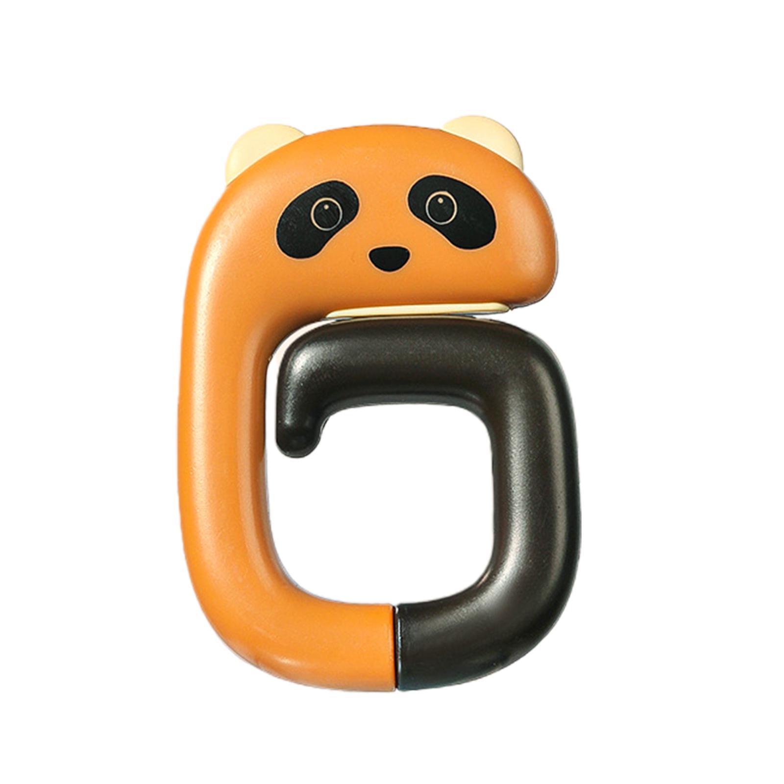 

Portable Handbag Hanger Foldable Desk Hook Swivel ABS Handbag Hanger for Kid Student Adult Office Desk Bag Keychain Hook B