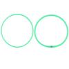 10 Pcs Agility Speed Rings Balance Coordination Sensory Training Jumping Hoop Hollow Green 13.78in