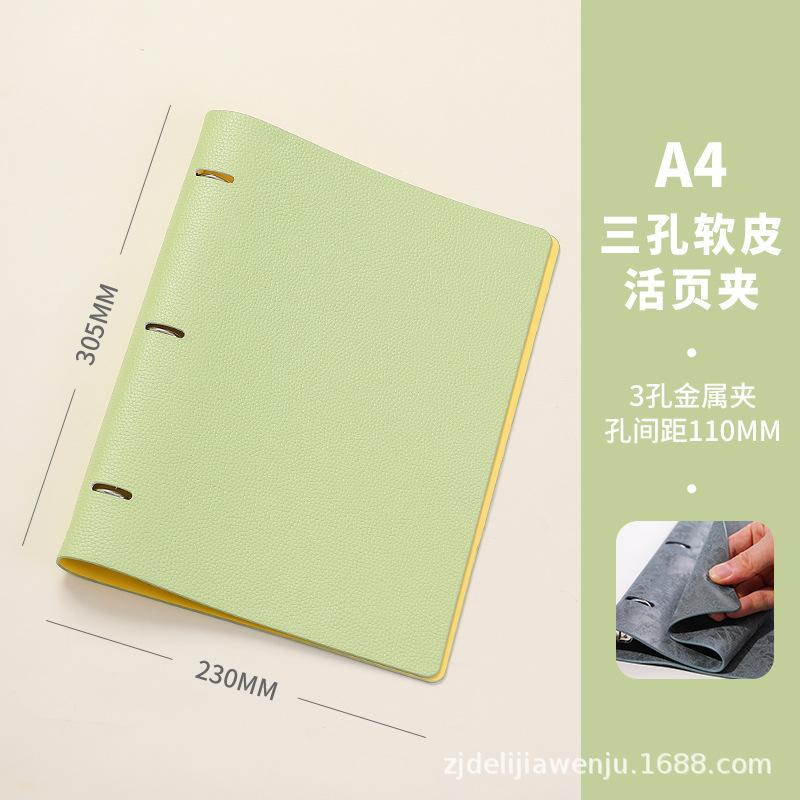 A4 Pu Leather Notebook Binder, Refillable 3/4 Round Ring Binder Cover For A4 Filler Paper Notebook Personal Planner Binder